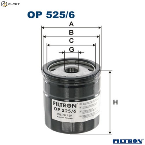 Oil filter 525 for vw - filter,