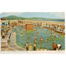 LEVEN Children's Paddling Pool, Fife Postcard Unused