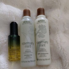 AVEDA Rosemary Mint Purifying Shampoo & weightless Conditioner &  miraculous oil