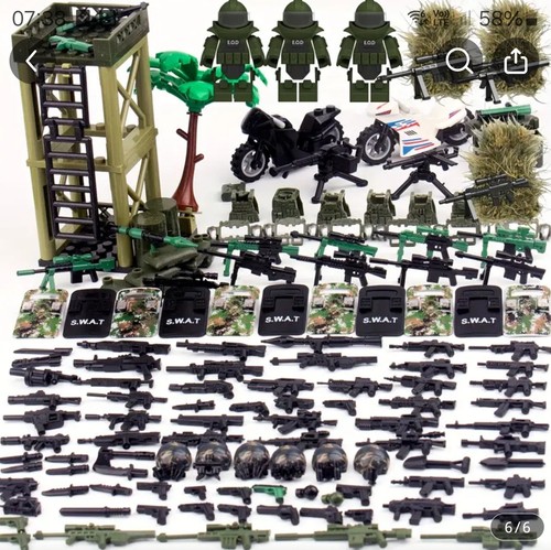 260 pcs jungle - , military