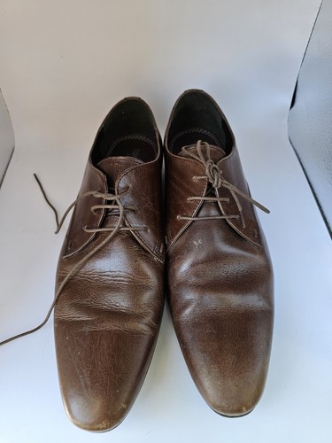 Topman brown leather - brown,