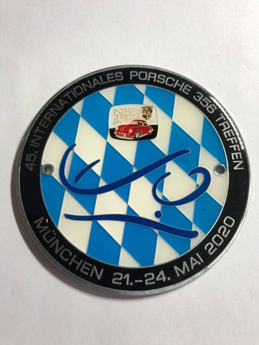 Vintage car badge - vintage, porsche