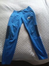 Boys Nike Air Tribute Tracksuit Bottoms Blue Size M 137-147 cm