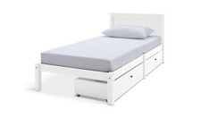 Habitat Brooklyn Single Bed Frame and Drawer - White