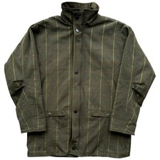 Barbour Trapper Endurance Tweed Coat Mens Medium Green Shooting Field Jacket