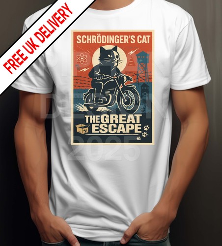 Schrodinger cat shirt - schrodinger's,