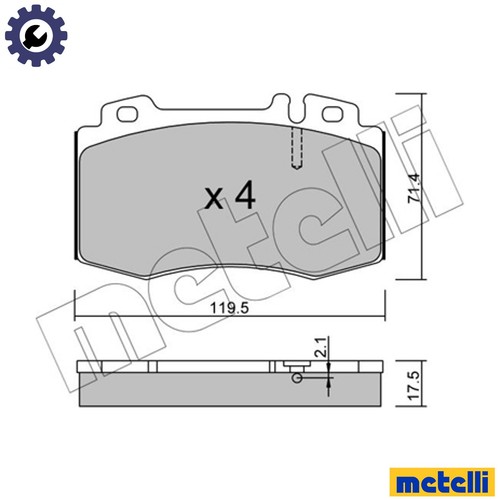 Brake pad set - brake,