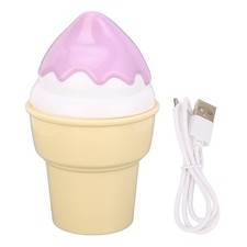 Ice Cream Night Light USB Rechargeable LED Warm Light Desk Table Lamp Bedroom