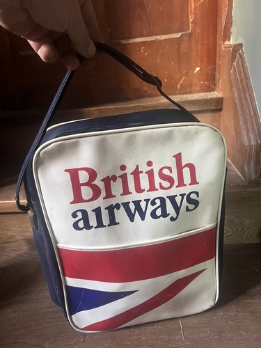 Vintage british airways flight - british,