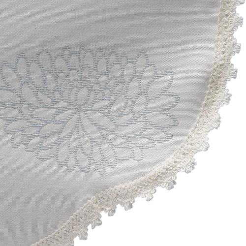 Water lily round armcaps - water, &
