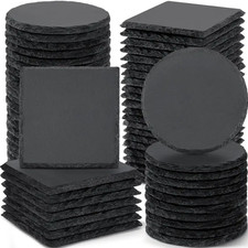 Slate Coasters Natural Square 10cm Craft Design Mat Wedding Engraving Wholesale