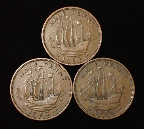 Half penny 1937 - half,