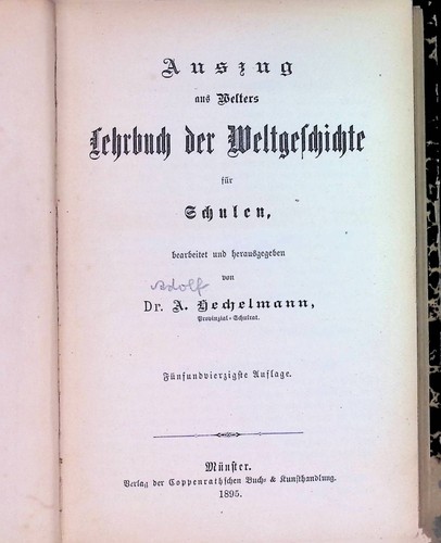 Auszug aus welters lehrbuch - aus,