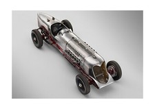 1930 Bentley Thunderbolt Merlin engine car poster with choice of frame