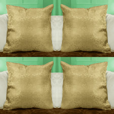 Cushion Covers Gold Set of 4
