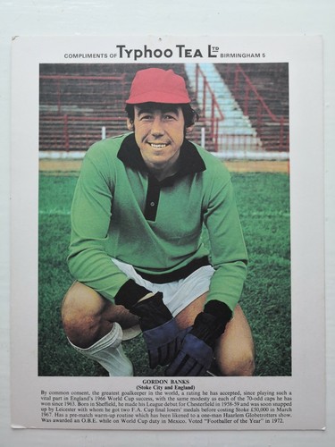 Gordon banks stoke city - banks,