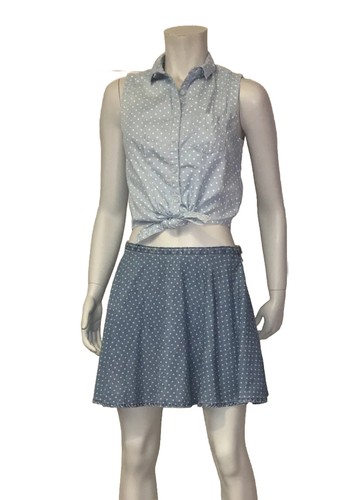 Topshop denim polka - topshop,