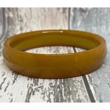 Bakelite bangle in yellow