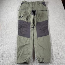 RevolutionRace Pants Mens 37-38 Green Gray RVRC GP Hiking Outdoor Work Trail