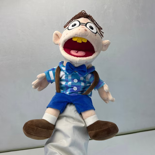 40cm jeffy hand puppet plush - puppet,