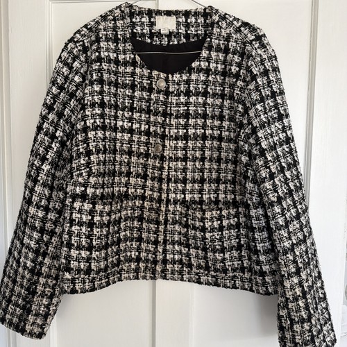 Black and white tweed - h&m,