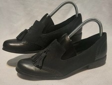 Clarks Leather Tassle Loafers