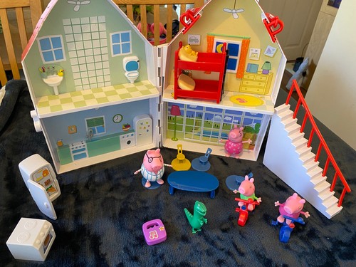 Peppa pig white house playset - house,