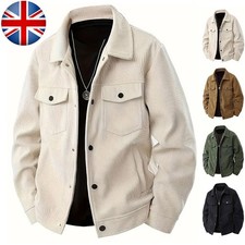 Mens Corduroy Overshirt Jacket