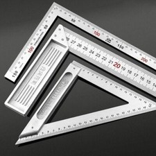Double Sided Scale Right Angle Gauge Measuring Tool Triangle Ruler  Woodworking