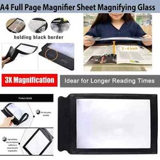 A4 Magnifying Sheet Full Page