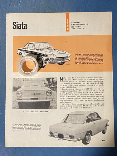 Rare advertising fiat - fiat, 1600