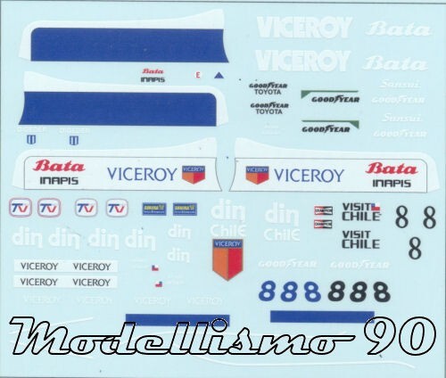 Decal williams fw07 f 1 - decal, f.1