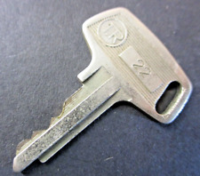 GENUINE SUZUKI KEY # 22 SINGLE SIDED EARLY CLASSIC MOTORCYCLES etc NEW OLD STOCK