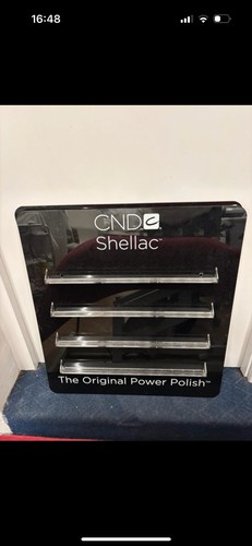 Cnd shellac salon wall display - cnd,