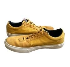 VANS Off The Wall Trainers Mustard Yellow Skate Shoes Size UK 10 / EUR 44.5