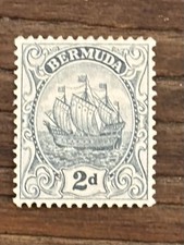 Bermuda 1922 grey sg - bermuda.,