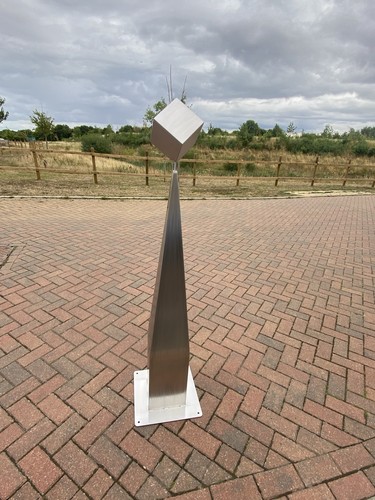 Stainless steel obelisk - steel, “obelisk