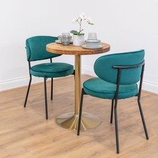 Round Reclaimed Timber Cafe &