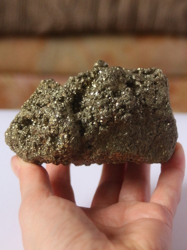 Large 886g natural iron - natural, pyrite