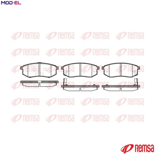 Brake pad set disc - brake,