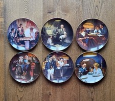 6 x Norman Rockwell Light Campaign Decorative Collectors Plates Certificate 