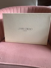 Jimmy Choo Navy Suede Gold