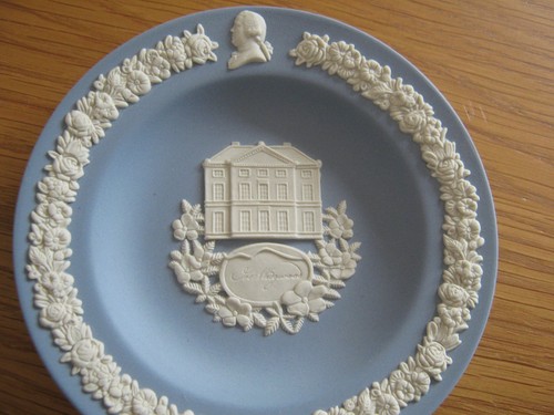 Wedgwood blue jasper pin dish - blue,