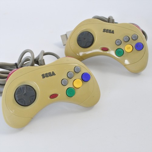Sega saturn white pair - sega,