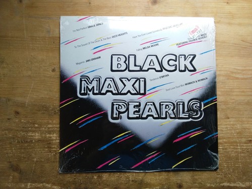 Black maxi pearls - black, compilation