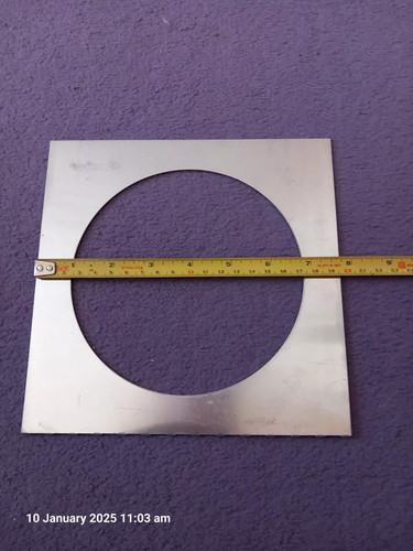 New gel frame chrome 7cm - new,