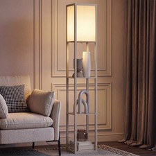 HOMCOM Floor Lamp Reading Lamp