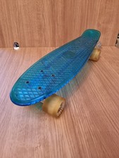 Ridge Skateboard Mini Cruiser Penny Style Board. 22”x 6”. Blue . Used. VGC 