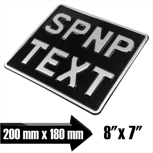 8x7 black silver show pressed - 8x7,