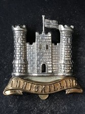 Inniskilling Dragoon Guards, British Army Cap Badge.
